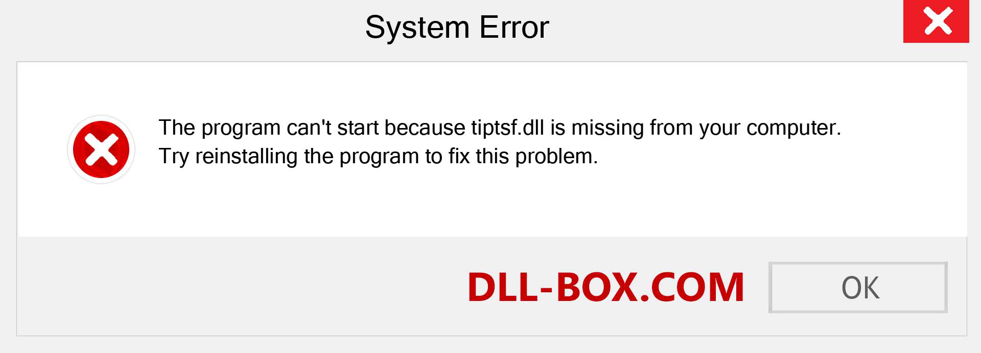  tiptsf.dll file is missing?. Download for Windows 7, 8, 10 - Fix  tiptsf dll Missing Error on Windows, photos, images